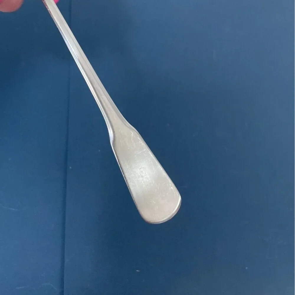 Vintage Oneida Yorktowne Pattern Oval Soup Spoon 18/8 Stainless Steel Flatware